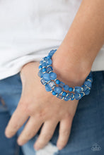 Load image into Gallery viewer, Girly Girl Glimmer - Blue bracelet
