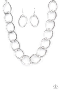 Industrial Intimidation - Silver necklace