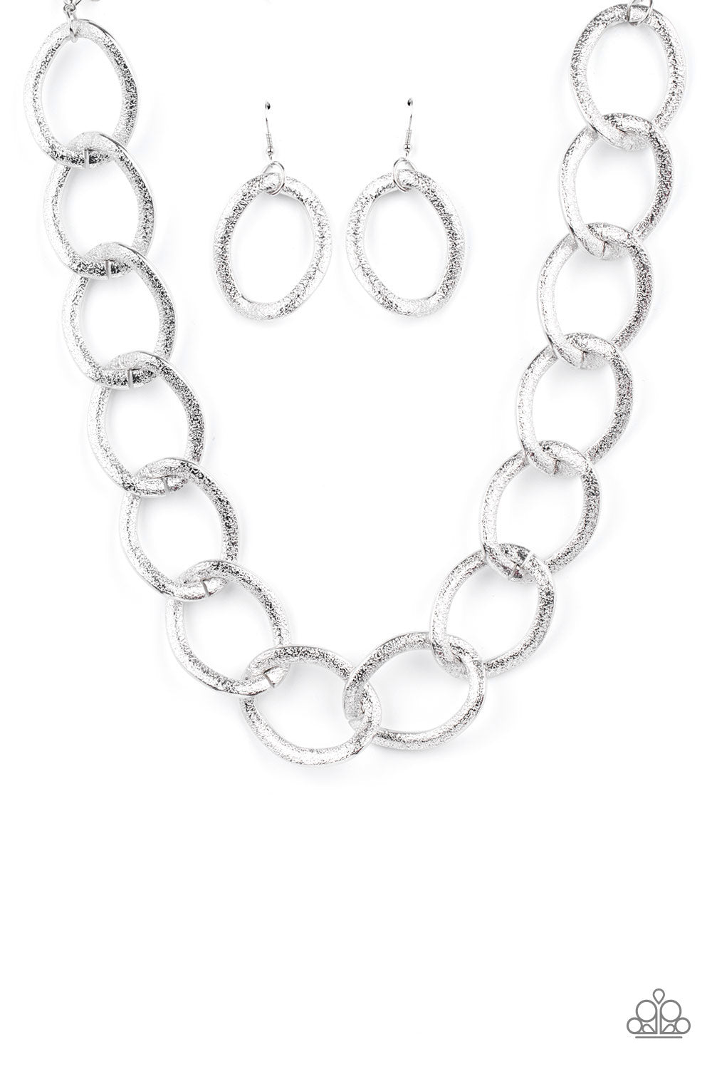 Industrial Intimidation - Silver necklace
