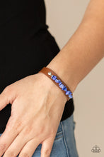 Load image into Gallery viewer, Pebble Paradise - Blue bracelet
