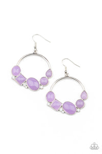 Beautifully Bubblicious - Purple earring