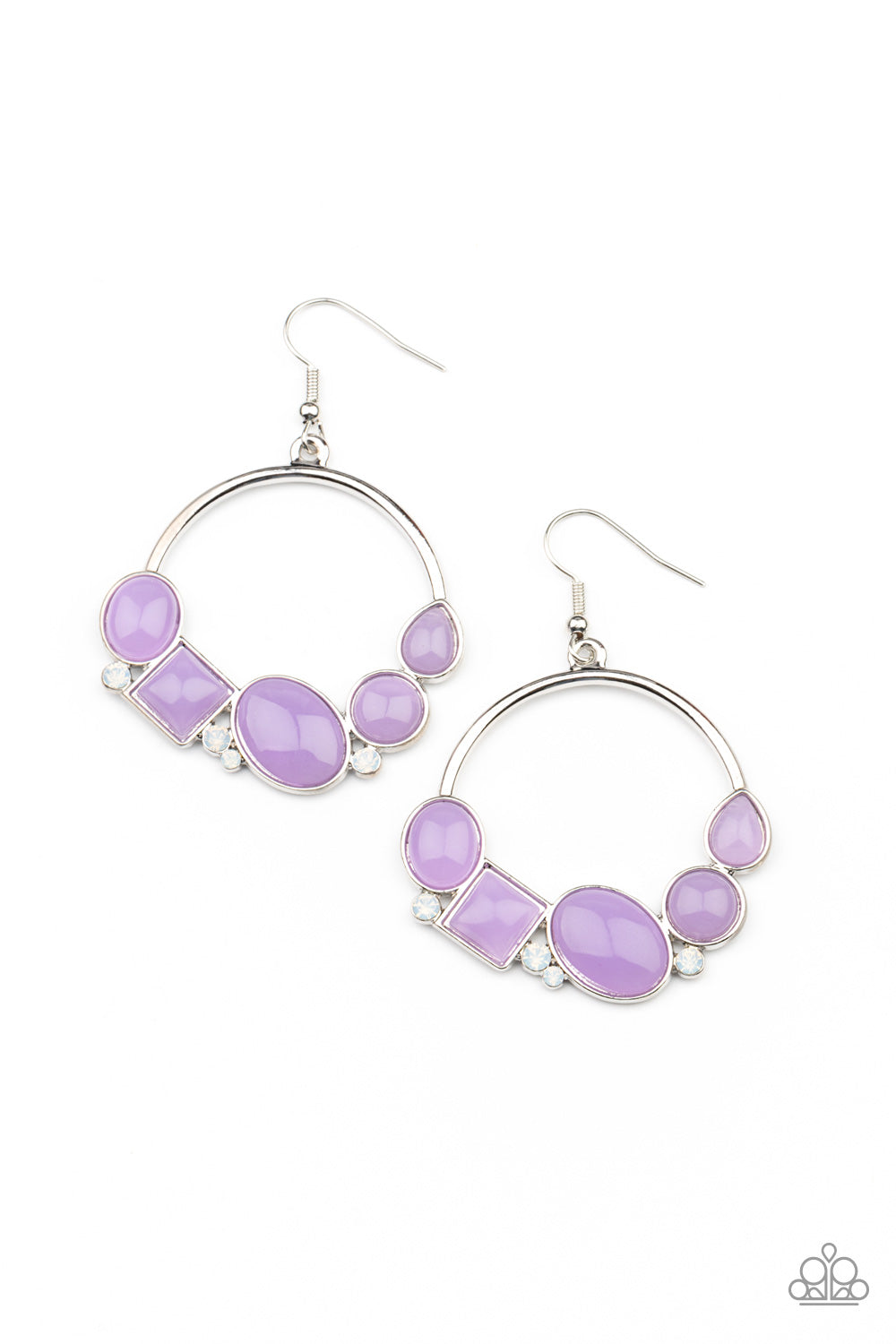 Beautifully Bubblicious - Purple earring