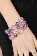 Load image into Gallery viewer, Crystal Charisma - Purple bracelet
