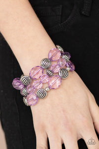 Crystal Charisma - Purple bracelet