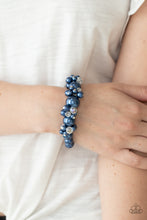 Load image into Gallery viewer, Upcycled Upscale - Blue bracelet
