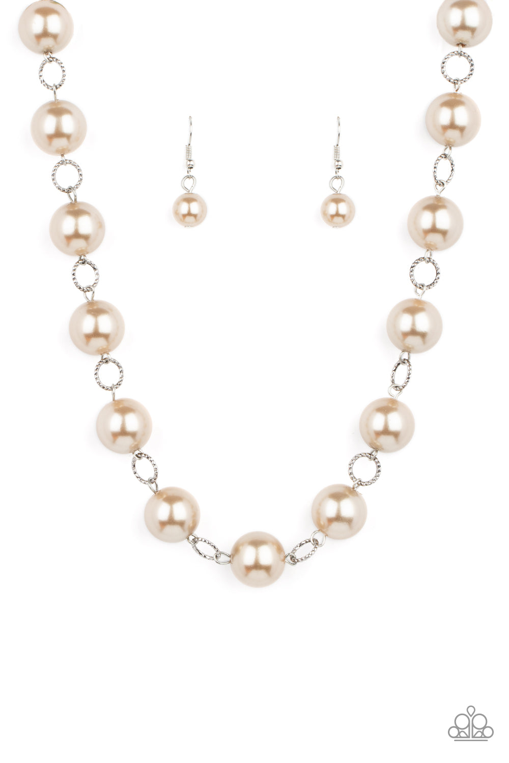 Ensconced in Elegance - Brown necklace