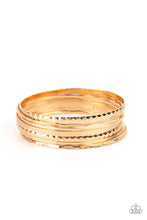Load image into Gallery viewer, How Do You Stack Up? - Gold bracelet
