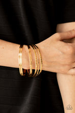 Load image into Gallery viewer, How Do You Stack Up? - Gold bracelet
