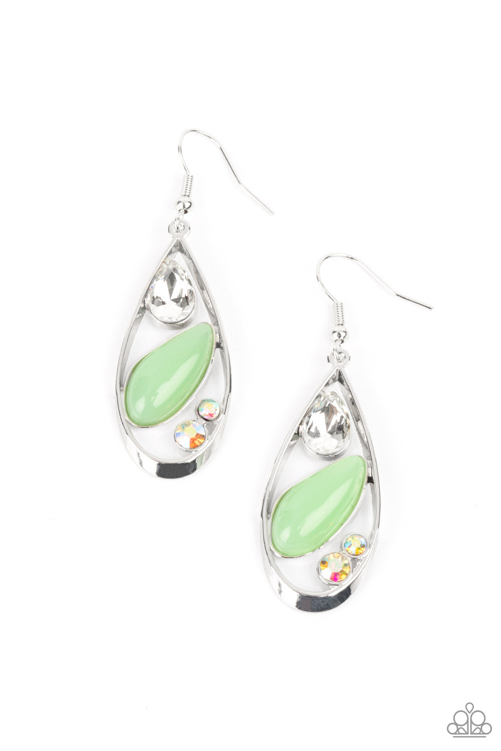 Harmonious Harbors - Green earring