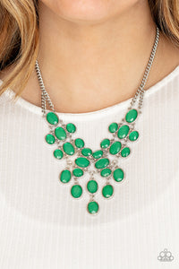 Serene Gleam - Green necklace