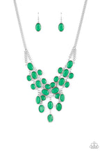Load image into Gallery viewer, Serene Gleam - Green necklace
