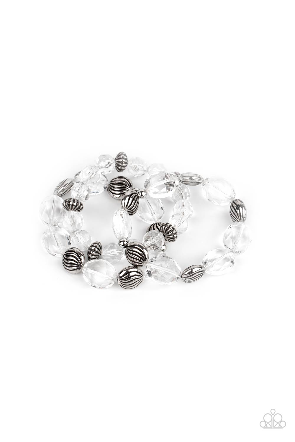 Crystal Charisma - White bracelet