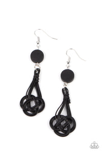 Twisted Torrents - Black earring