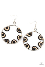 Load image into Gallery viewer, Off The Rim - Black earring
