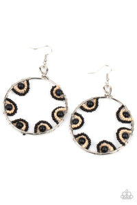 Off The Rim - Black earring