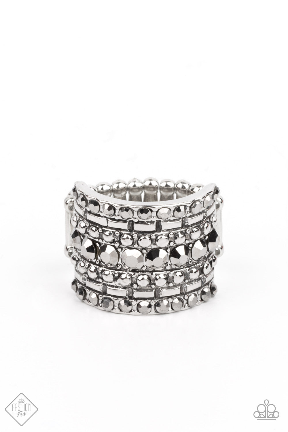Target Locked - Silver ring