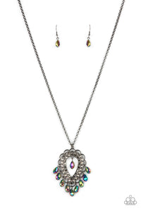 Teasable Teardrops - Multi necklace