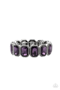 Studded Smolder - Purple bracelet