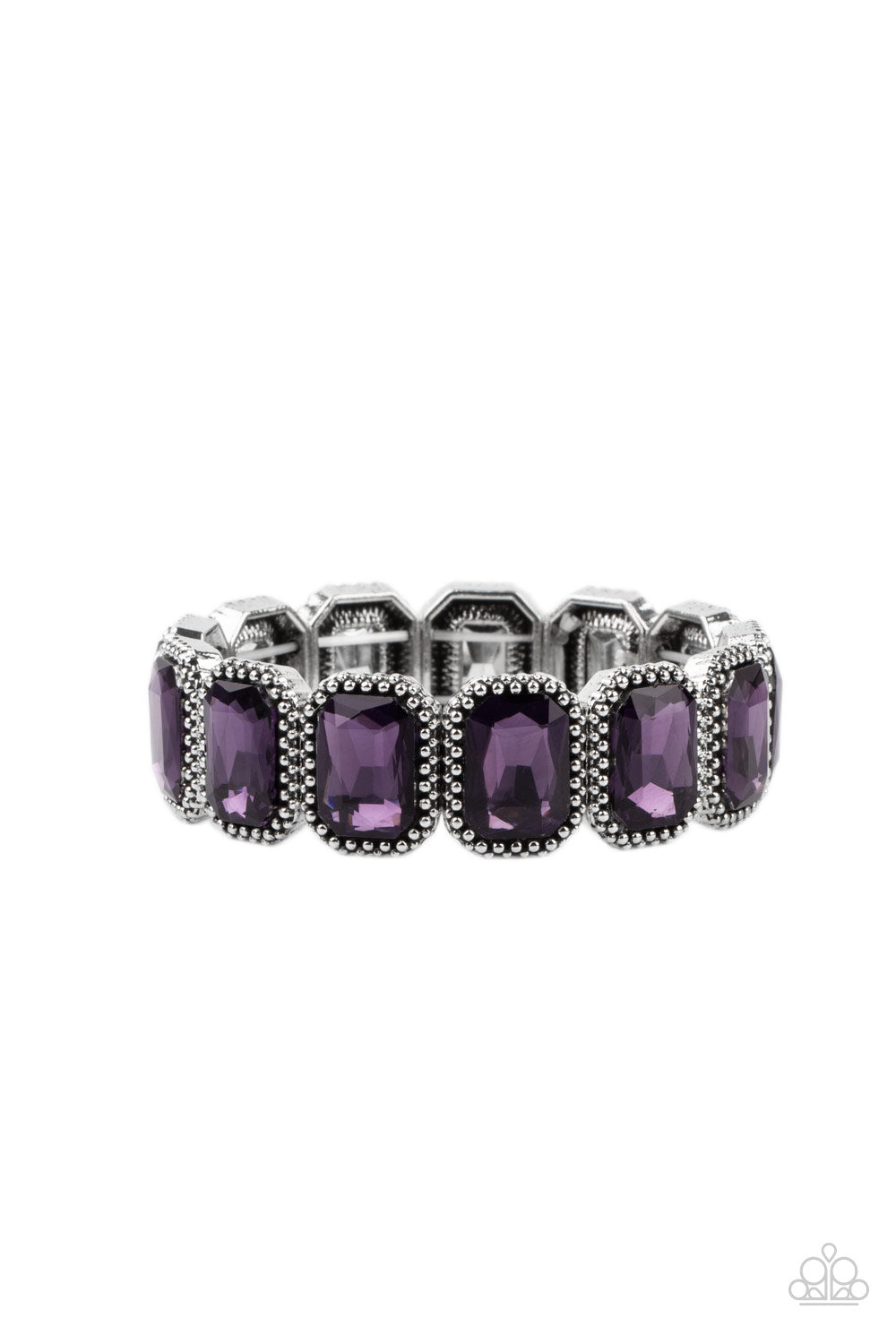 Studded Smolder - Purple bracelet