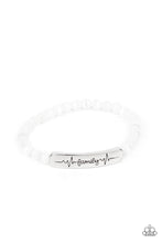 Load image into Gallery viewer, Family is Forever - White bracelet
