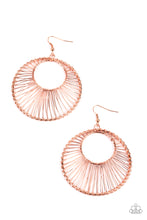 Load image into Gallery viewer, Artisan Applique - Copper earring

