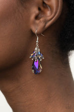 Load image into Gallery viewer, Well Versed in Sparkle - Purple earring
