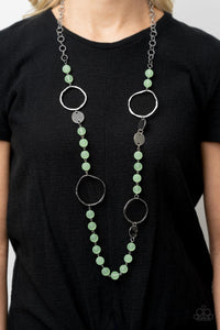 Sea Glass Wanderer - Green necklace