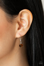 Load image into Gallery viewer, Turn Up The Tea Lights - Brown Necklace
