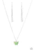 Load image into Gallery viewer, Butterfly Prairies - Green necklace
