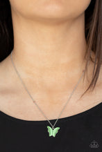 Load image into Gallery viewer, Butterfly Prairies - Green necklace
