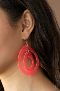 Show Your True NEONS pink earring