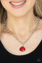 Load image into Gallery viewer, Gallery Gem - Red necklace
