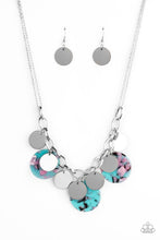 Load image into Gallery viewer, Confetti Confection Blue Necklace
