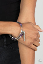 Load image into Gallery viewer, Mineral Mosaic - Purple bracelet
