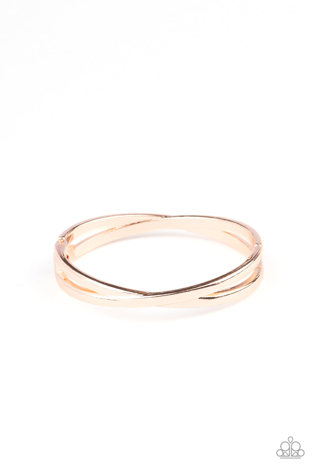 Crossing Over Rose Gold Bracelet