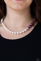 Load image into Gallery viewer, 5th avenue a-lister purple necklace
