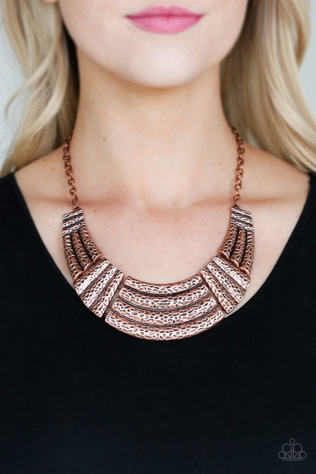 Ready To Pounce Copper necklace