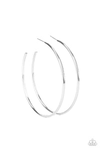 Mega Metro - Silver earring