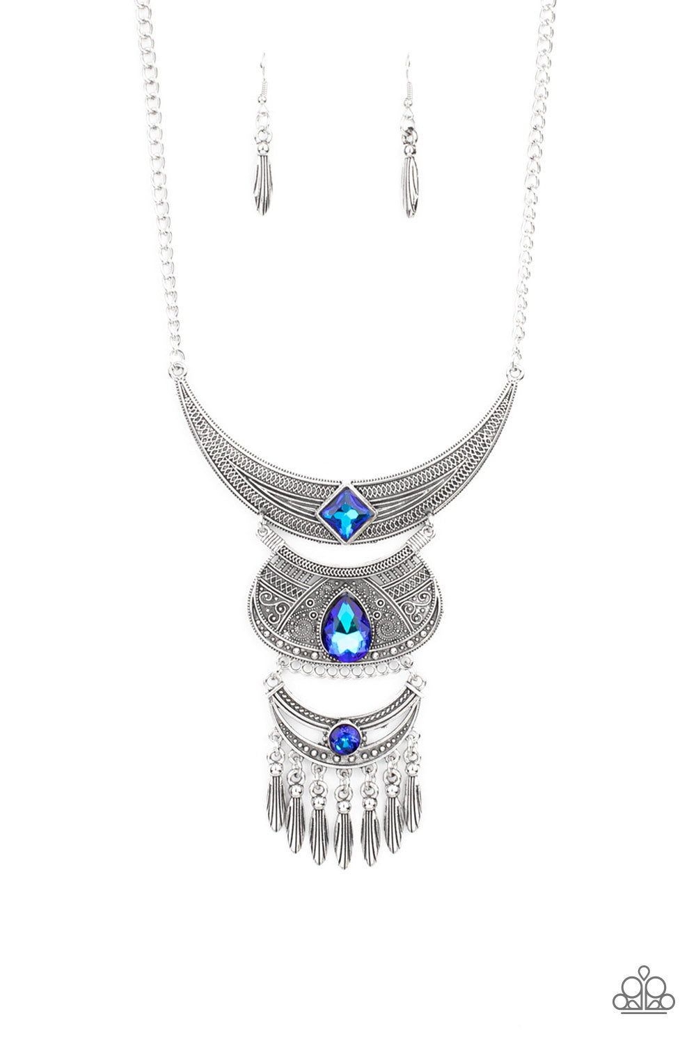 Lunar Enchantment - Blue necklace