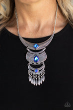 Load image into Gallery viewer, Lunar Enchantment - Blue necklace
