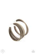 Load image into Gallery viewer, In Sync - Brass earring
