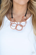 Load image into Gallery viewer, Spiraling Out of COUTURE - Copper necklace
