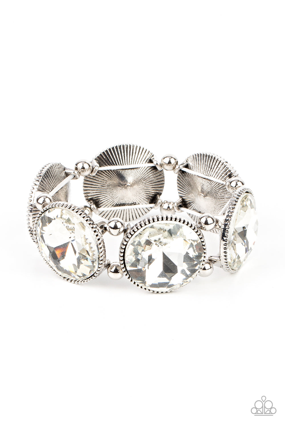 Powerhouse Hustle - White bracelet