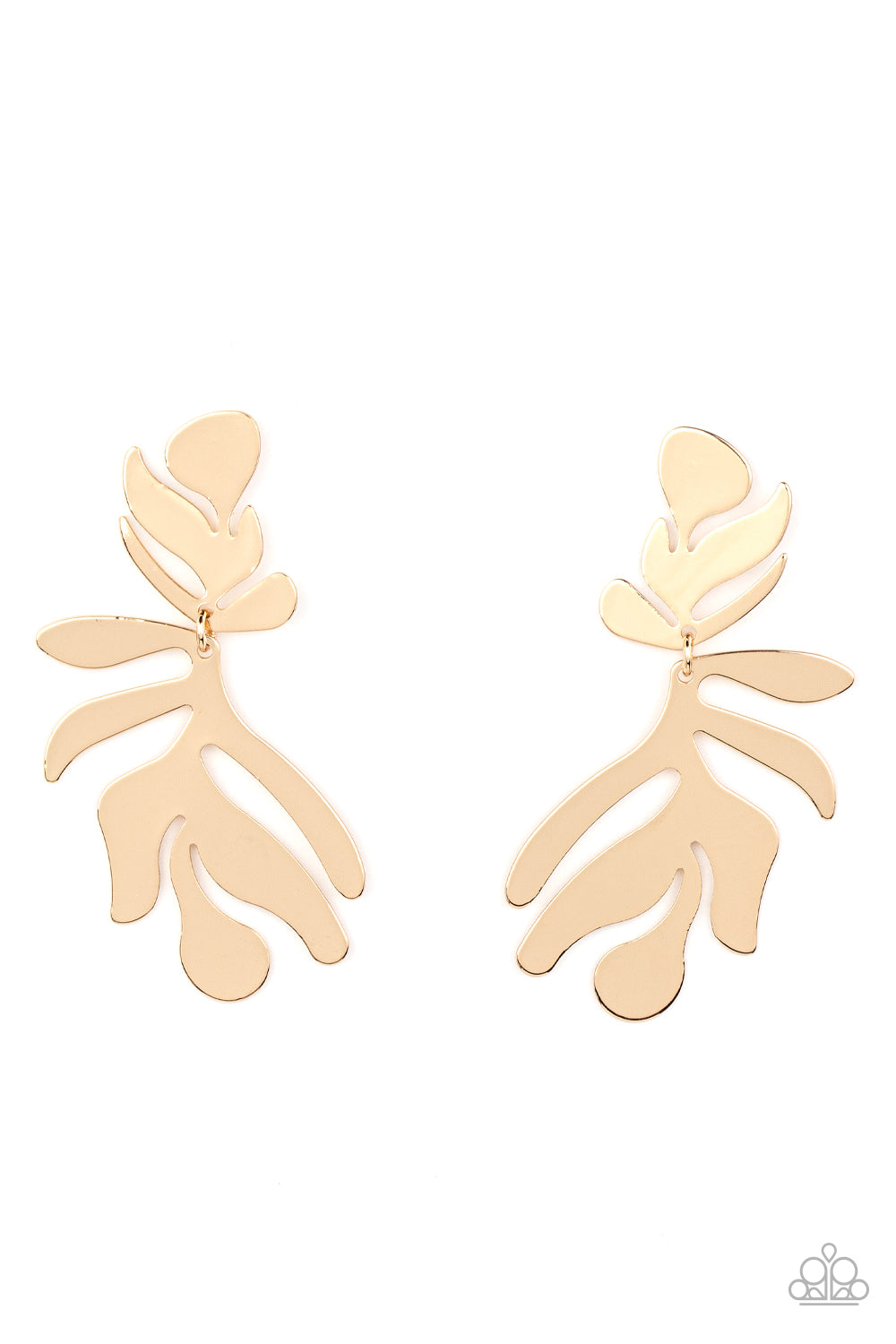 Palm Picnic - Gold earring