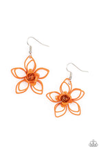 Load image into Gallery viewer, Botanical Bonanza - Orange earring
