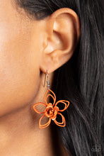 Load image into Gallery viewer, Botanical Bonanza - Orange earring
