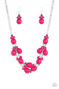 Botanical Banquet - Pink necklace