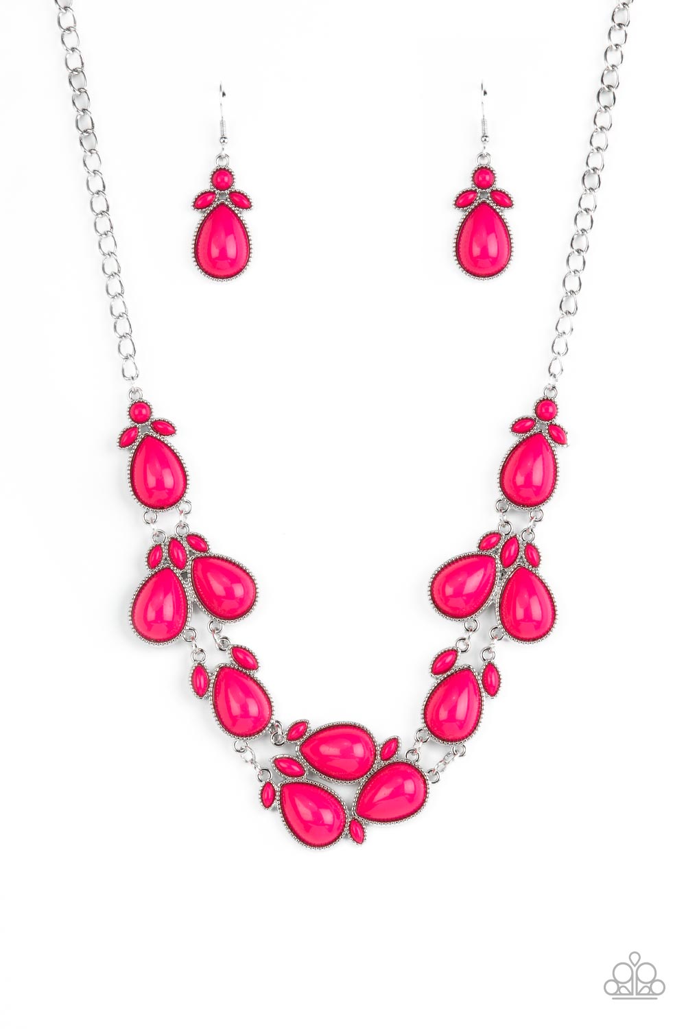 Botanical Banquet - Pink necklace