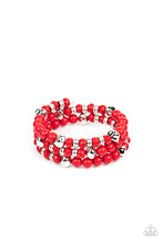 Load image into Gallery viewer, Vibrant Verve - Red bracelet
