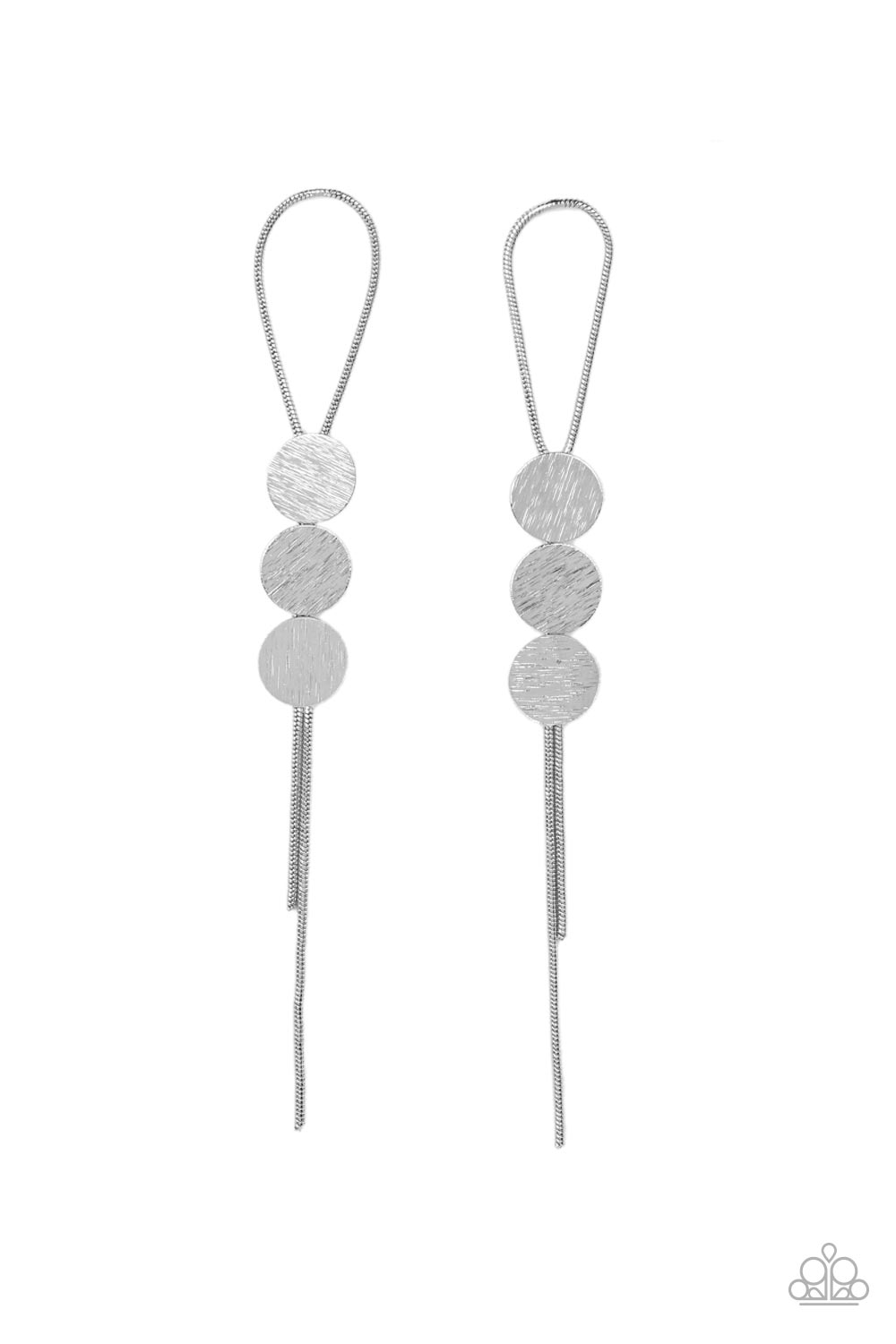 Bolo Beam - Silver earring